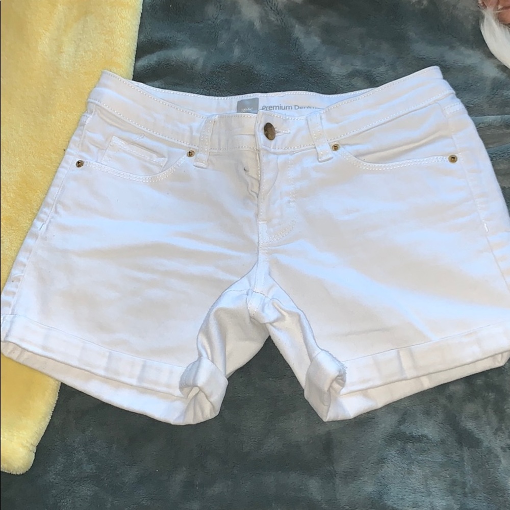 white shorts
